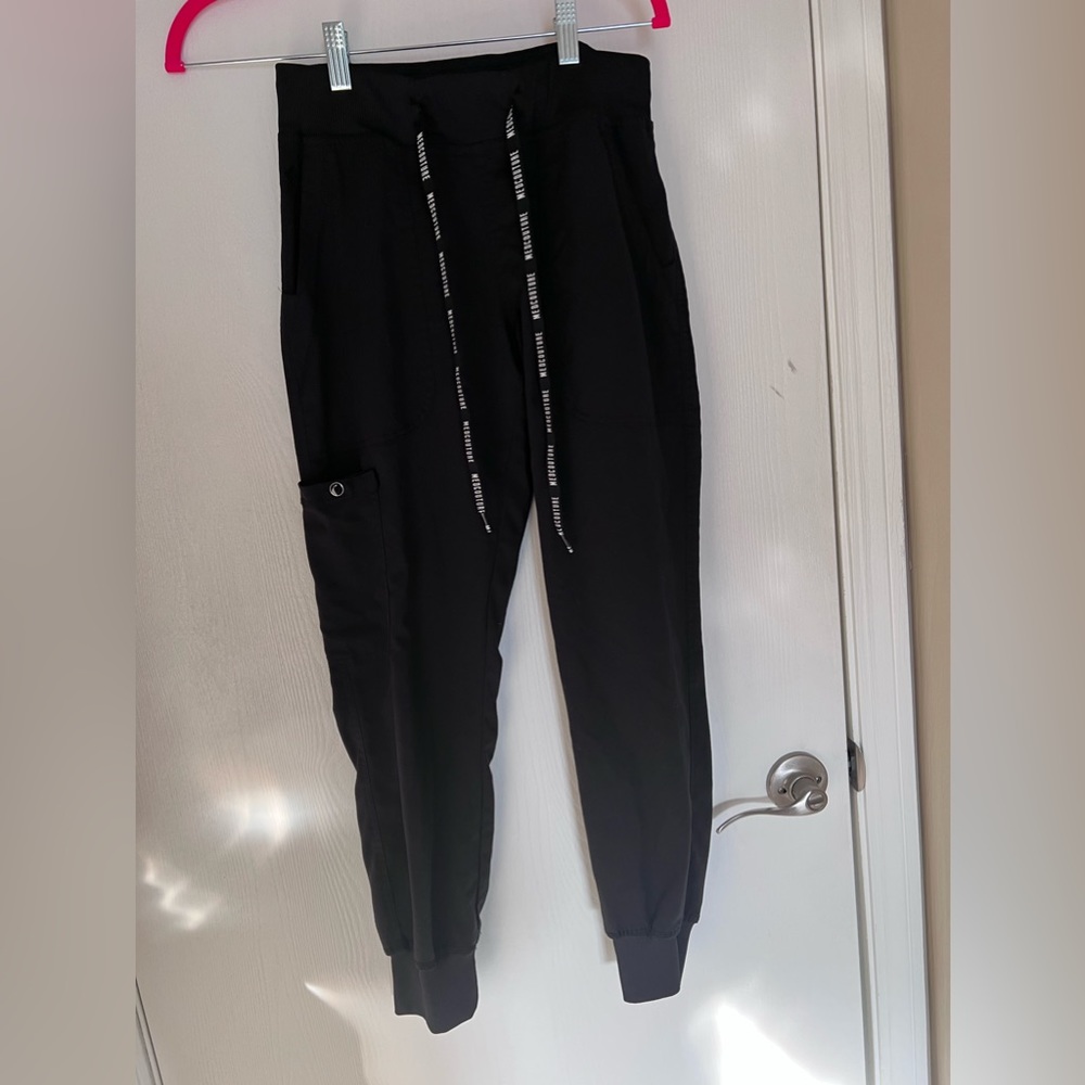Med Couture XS black jogger scrub pants - perfect condition